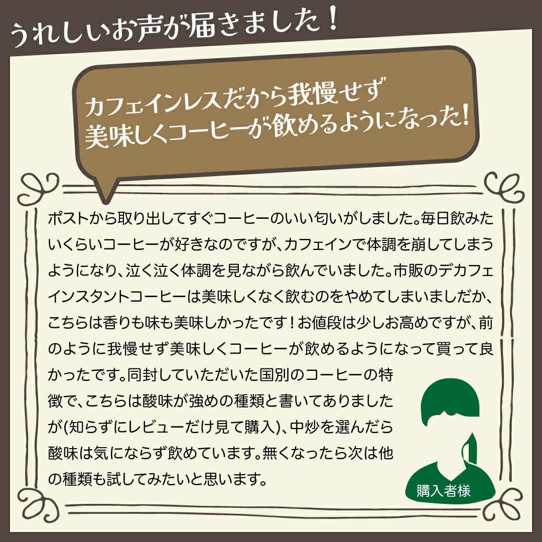 カフェインレス ホンジュラス (有機栽培)