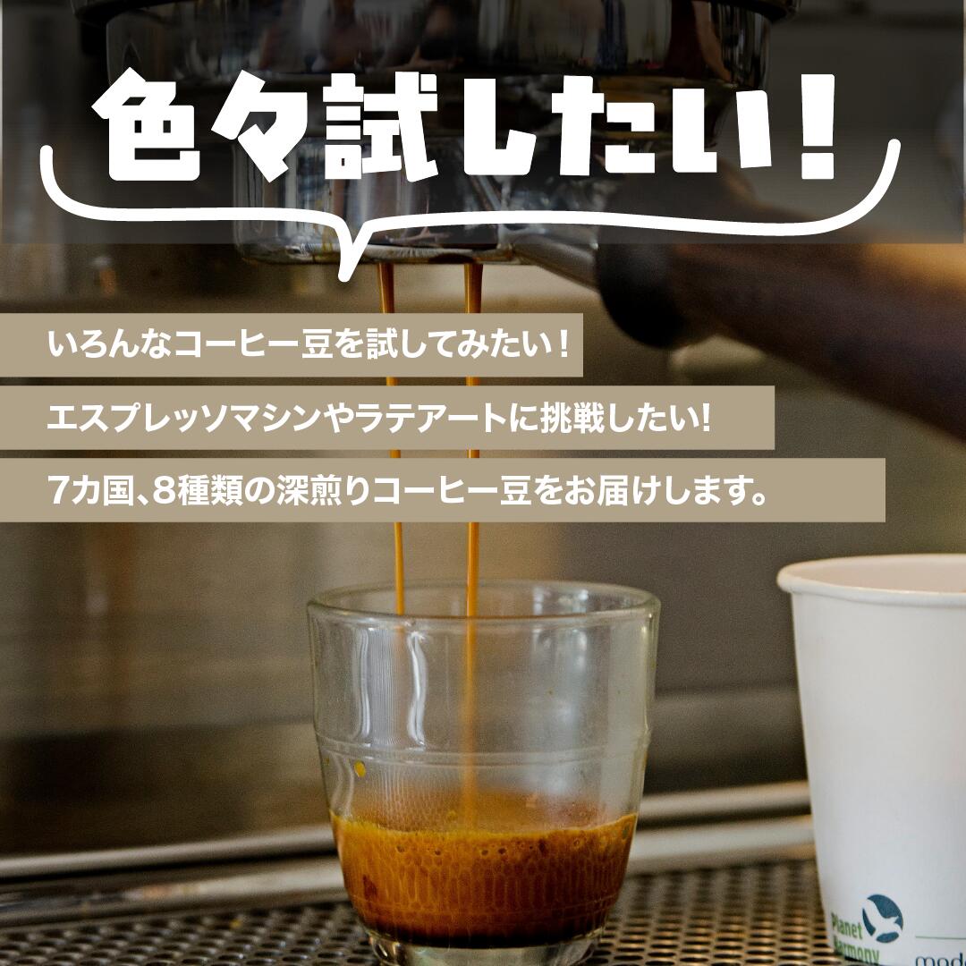 コーヒー豆 深煎り エスプレッソ カフェオレ用 ミルクに合う 200g×2種・500g×2種 合計8種類から選べる 飲み比べ セット 送料無料 DRIP TRIP