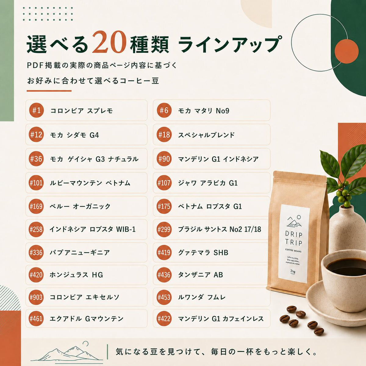 コーヒー豆 2kg 送料無料 20種×焙煎で120通り 自家焙煎 注文後焙煎 珈琲豆 豆のまま 粉 浅煎り 中煎り 深煎り マンデリン モカ ブラジル グァテマラ カフェインレス デカフェ アイスコーヒー エスプレッソ 大容量 まとめ買い 家庭用